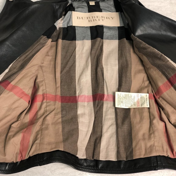 Burberry Women's Leather Bomber Jacket - Picture 5 of 8
